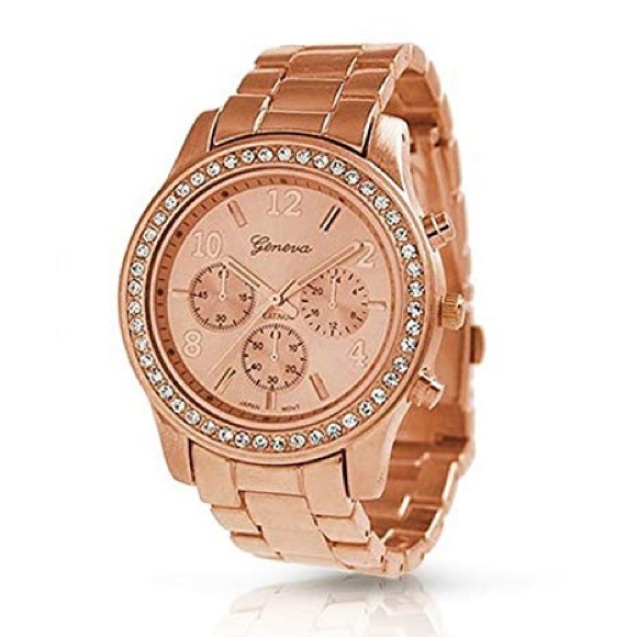 Accessories - Geneva rose gold watch
